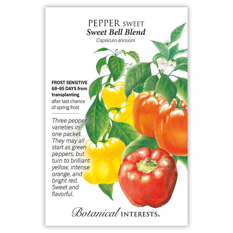 Sweet Bell Blend Sweet Pepper Seeds