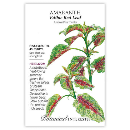 Edible Red Leaf Amaranth Seeds