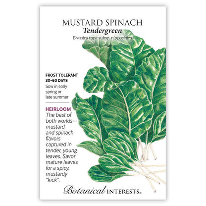 Tendergreen Mustard Spinach Seeds