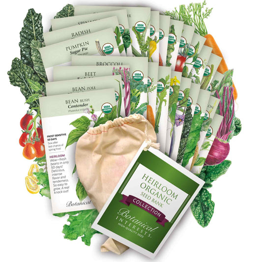 Heirloom Organic Seed Bank Gift Set