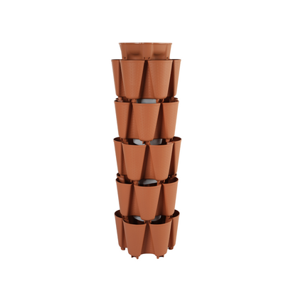 5-Tier Vertical Planter Basketweave