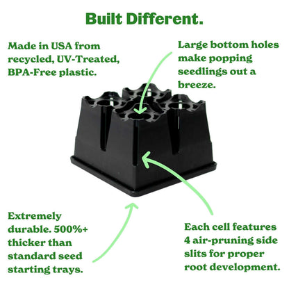 Epic 4-Cell Seed Starting Trays